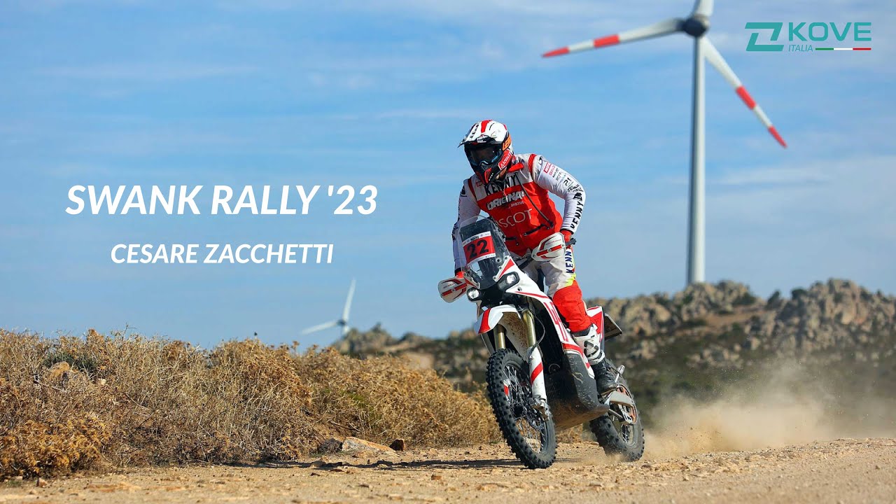 Cesare Zacchetti su Kove 450 Rally allo Swank Rally '23: buona la prima!