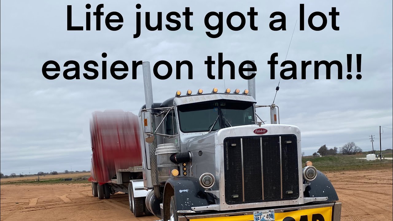 This machine will help us tremendously!!….wide load headed home!