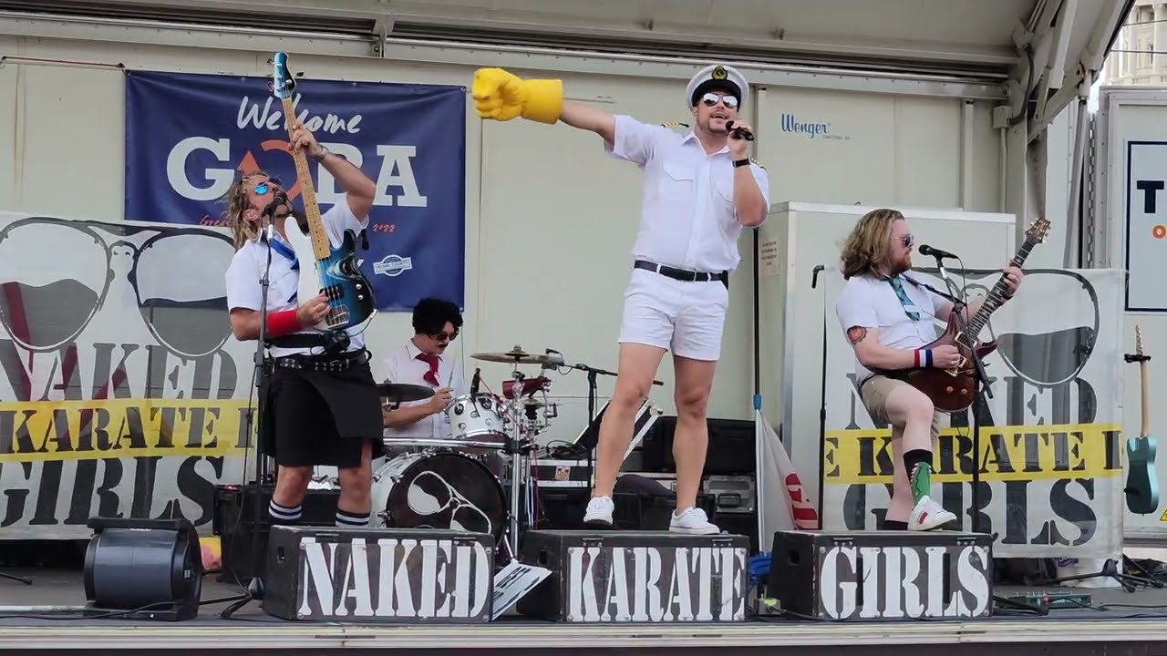 Naked Karate Girls covers 