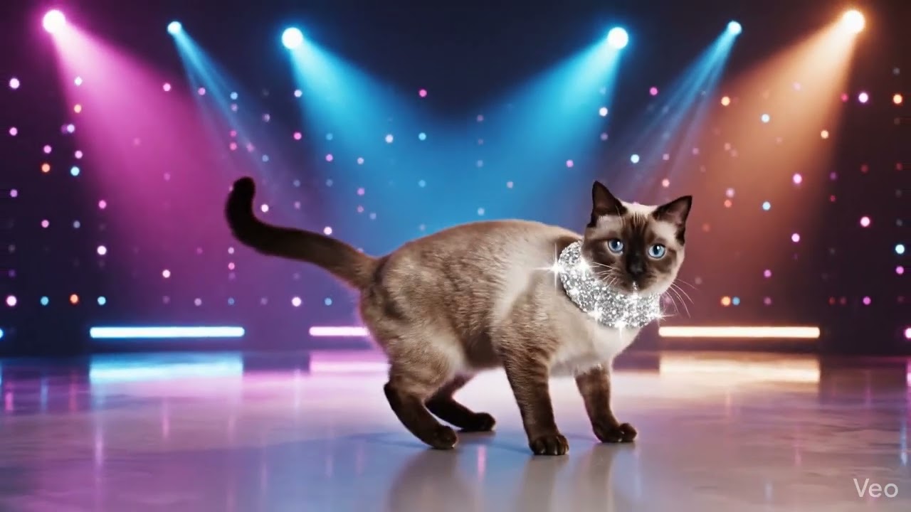 Cat dancing 