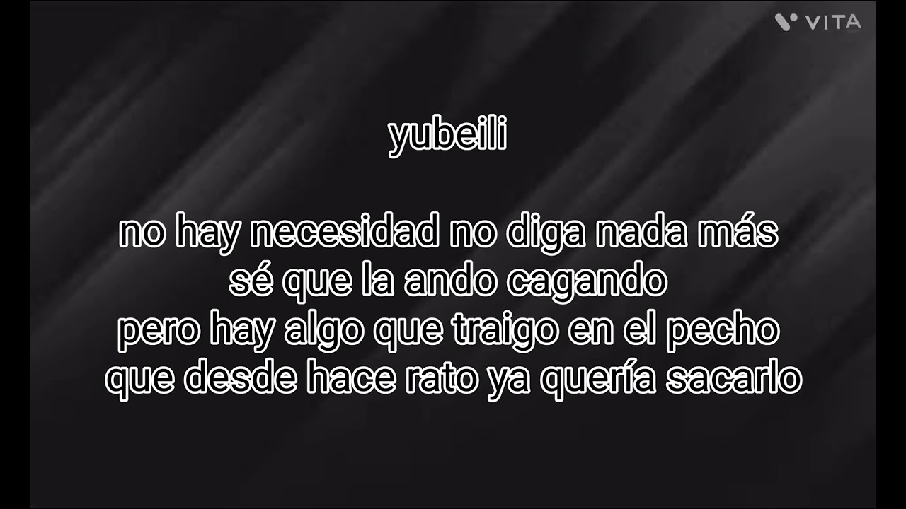 Mientes tan bien ( LETRA ) Yubeili ft Blanko