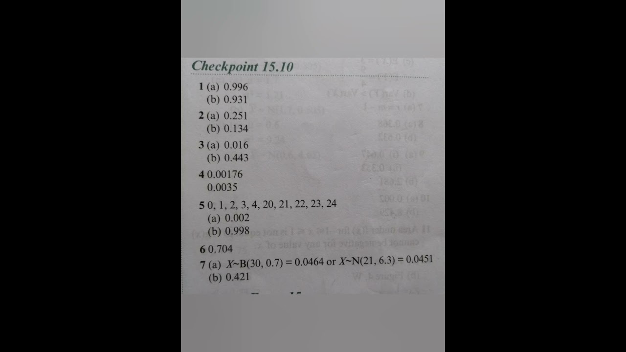OXFORD FAJAR ACE AHEAD STPM TEXT MATHEMATICS (T) STATISTICS SEMESTER 3 CHECKPOINT 15.10