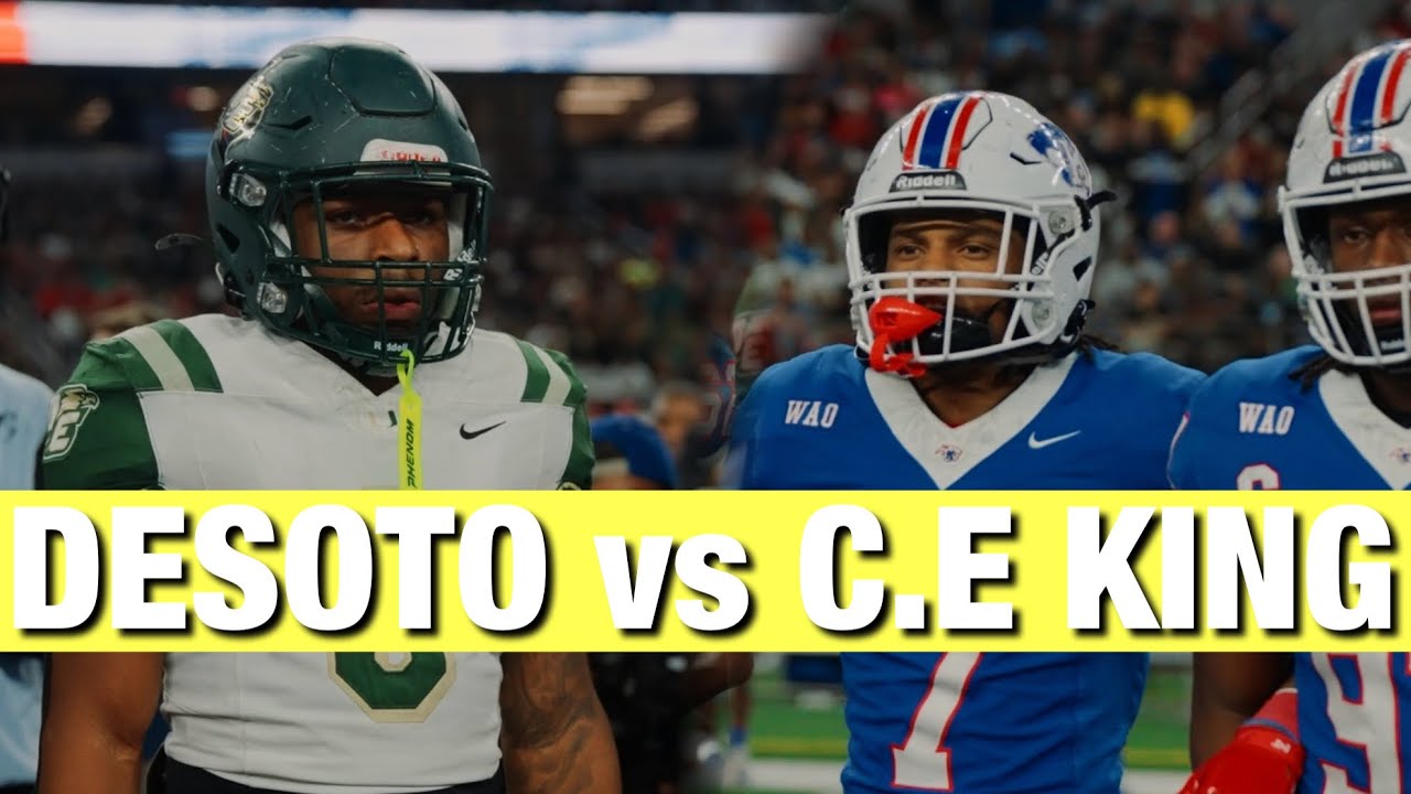 TXHSFB: 6A STATE CHAMPIONSHIP #2 DESOTO vs #10 C.E. KING || MUST SEE👀|| #viralvideos 