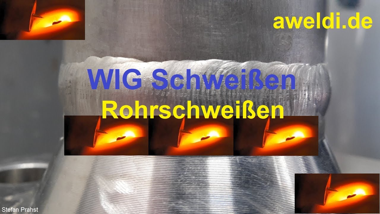 Edelstahl WIG Rohrschwei&szlig;en VA Chromnickelstahl zweilagig Flansch Rohr mit beizen | YouTube Online
