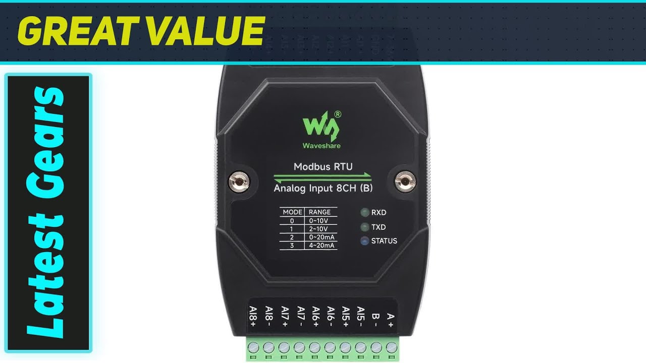 Waveshare Industrial 8-Ch Analog Acquisition Module: Best Data Acquisition?
