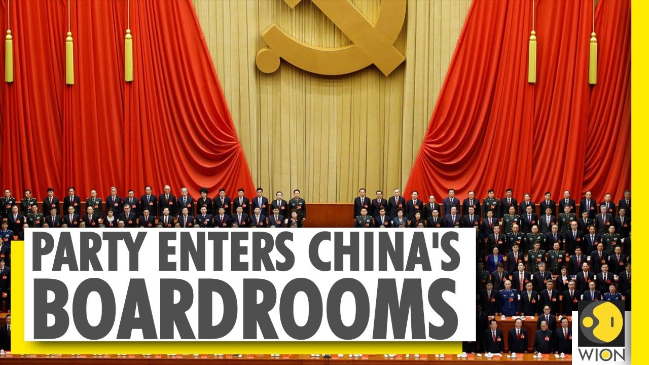 Chinese Communist Party plans to tighten grip over private sector