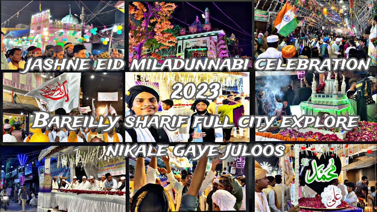 Jashne Eid Milad un Nabi ￼Bareilly Sharif ||🩷old city selani se nikale juloos lakho ki bheed😍 ￼