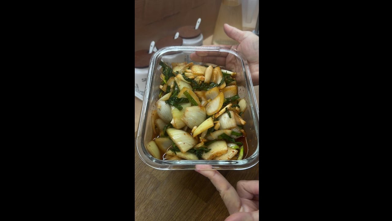 ❤️ Чимчи из лука 🧅 Остренькая закуска по-корейски | Быстро, просто и очень вкусно!#оченьвкусно