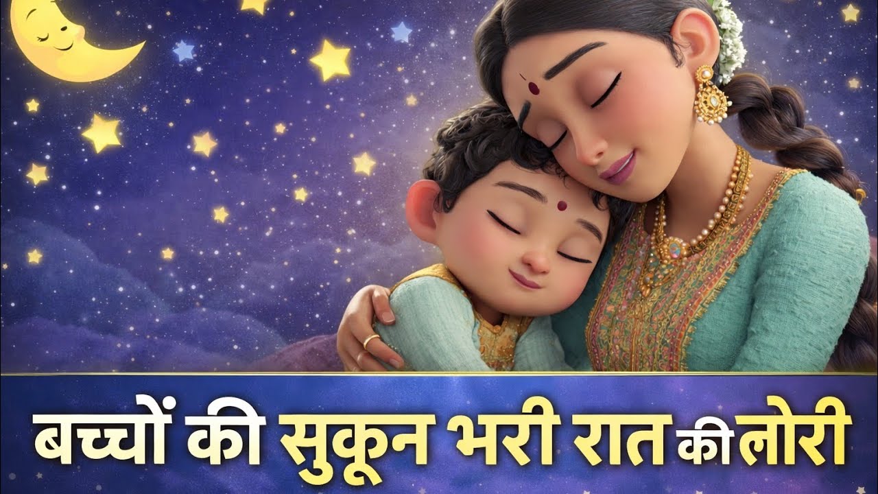 चंदा मामा लोरी — Sweet Hindi Lullaby for Kids