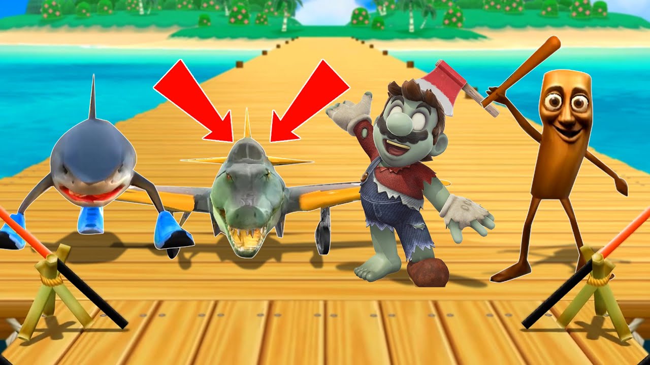 Mario Party 9 Top 40 Minigames - Italian Brainrot Vs Mario Zombie (Master Difficulty)