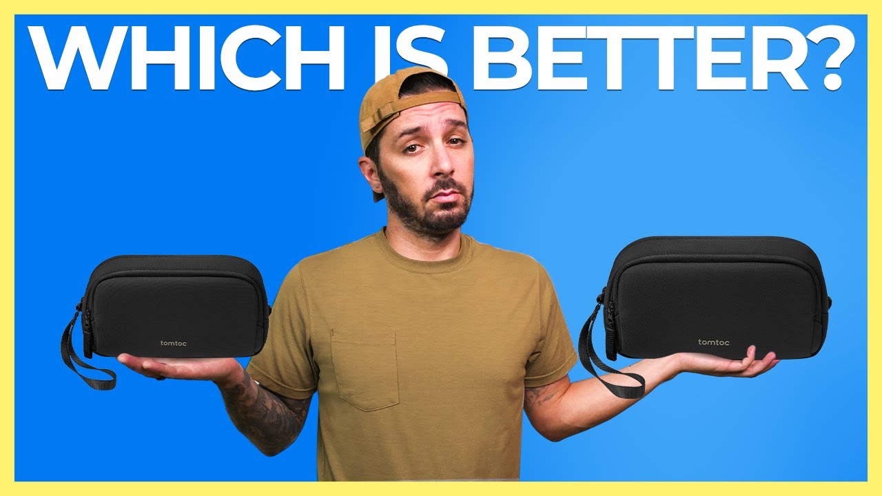 Tomtoc Light-T12 Accessory Pouch Review (Small VS Medium)