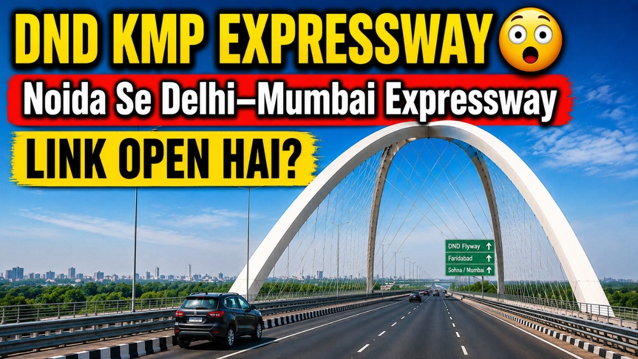DND Sohna Expressway Update 😲 Noida Se Delhi&ndash;Mumbai Expressway Link Open Hai?
