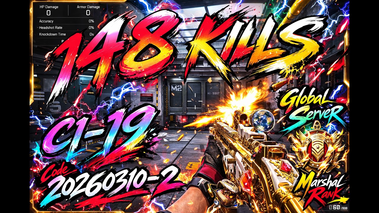 148 KILLS! Delta Force Global [Marshal Rank 🎖️] Code20260310-2 วิถี Marshal สอยร่วงหมดแผนที่!