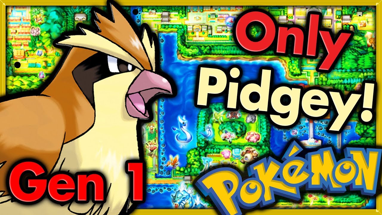 Can I Beat Pokemon Red with ONLY PIDGEY? 🔴 Pokemon Challenges ► NO ITEMS IN BATTLE