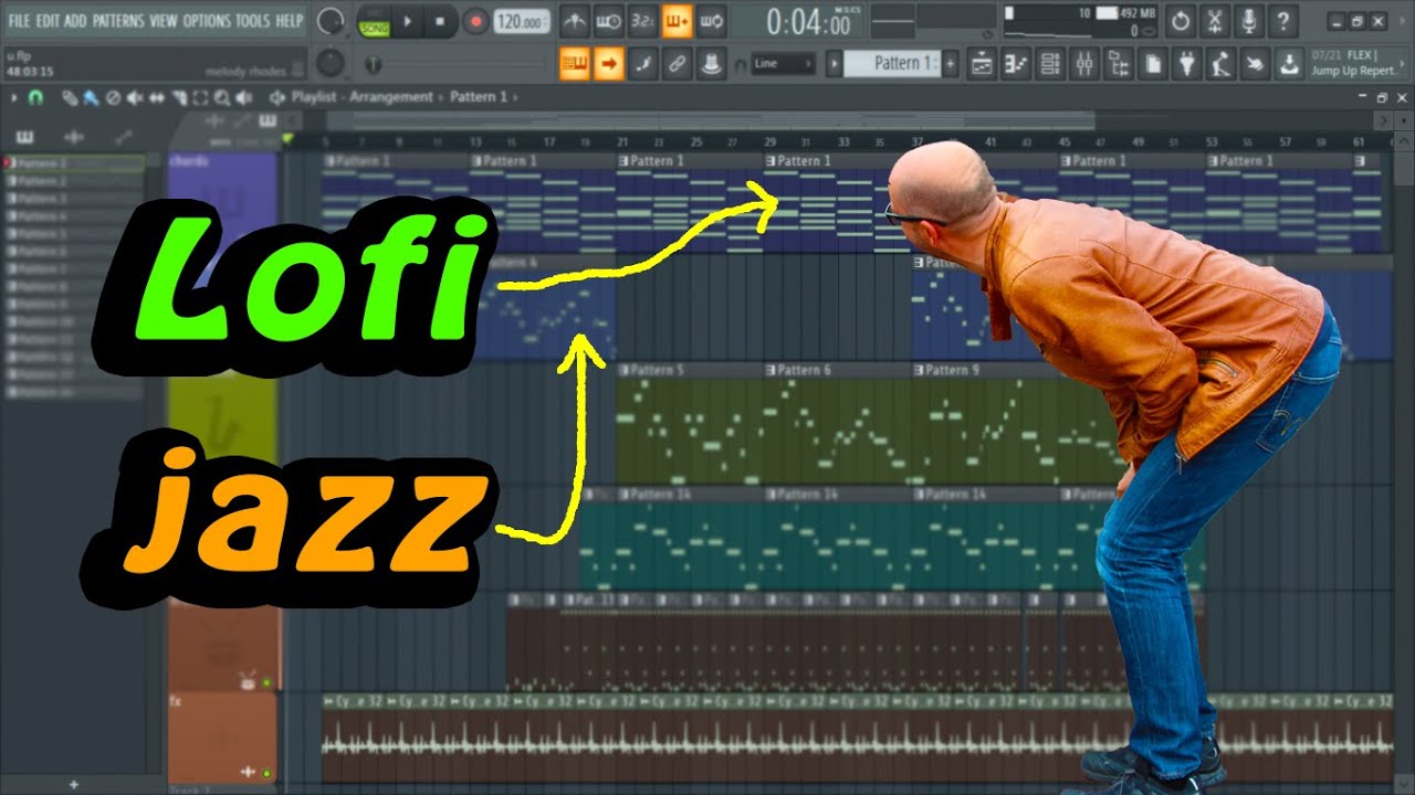 HOW to MAKE [LoFi jazz beat] in FL Studio FLP added