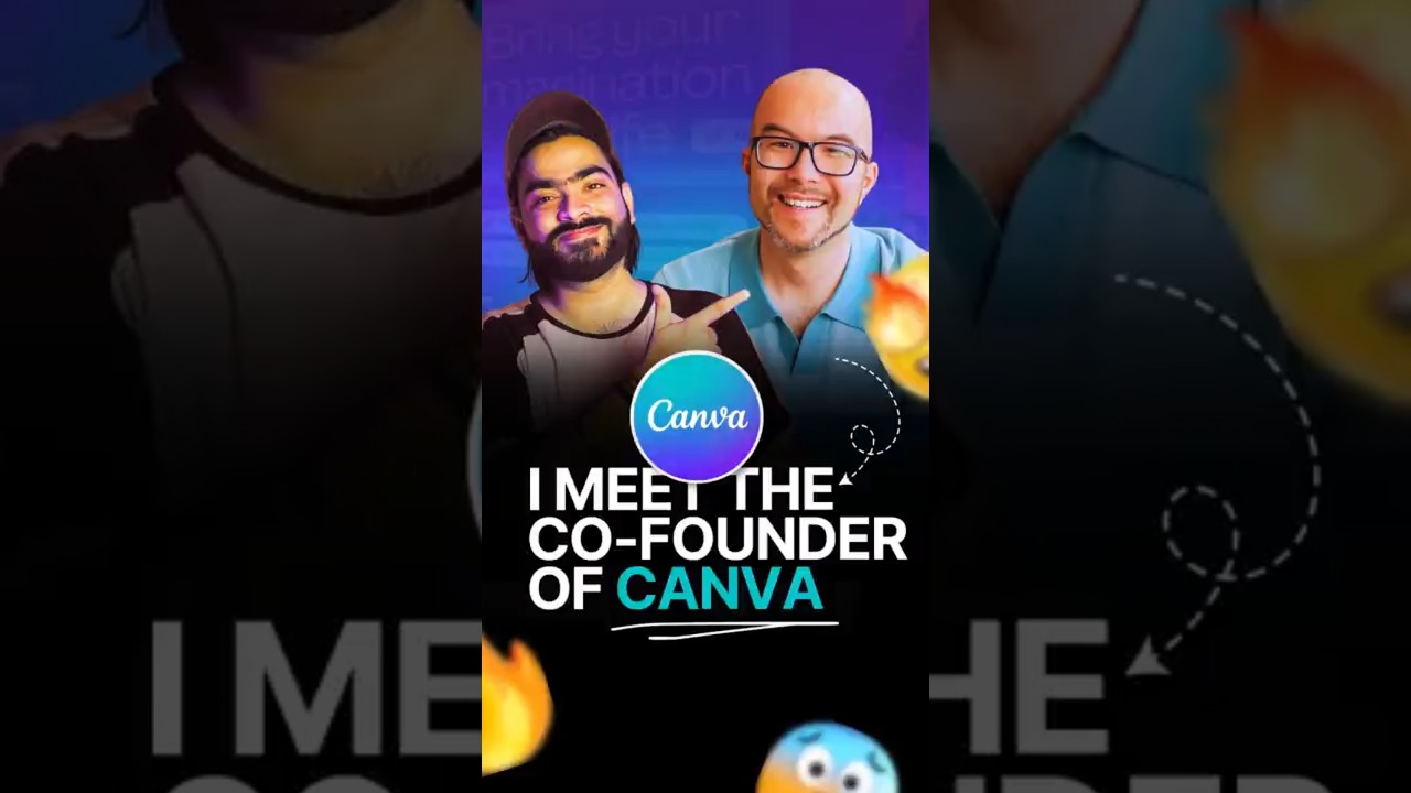 ✨ Я встретился с соучредителем Canva — такой вдохновляющий момент! 💫