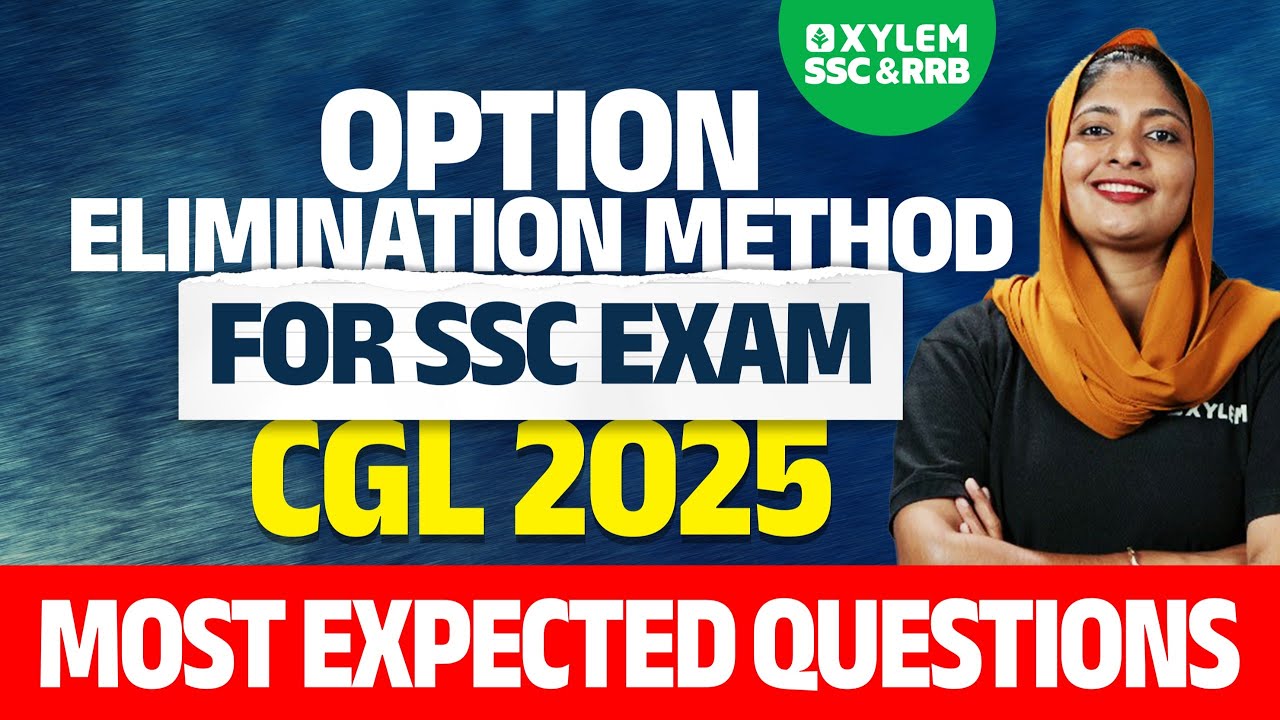CGL 2025 Most Expected Questions | Xylem SSC & RRB
