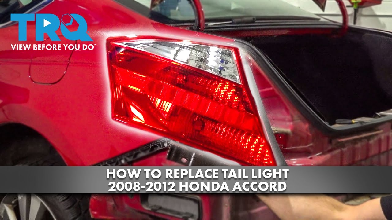How to Replace Tail Light 2008-2012 Honda Accord