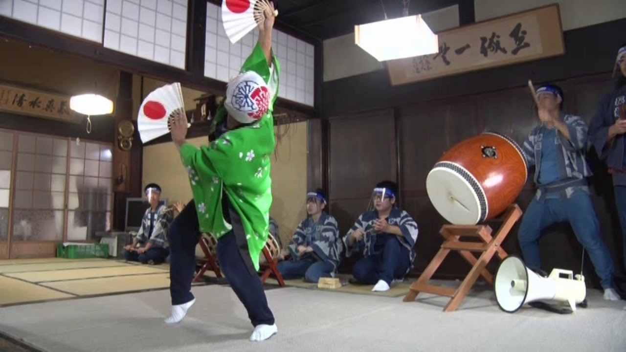 【静岡県立横須賀高等学校 郷土芸能部】三社祭礼囃子@清水邸本宅（2020.09.27）
