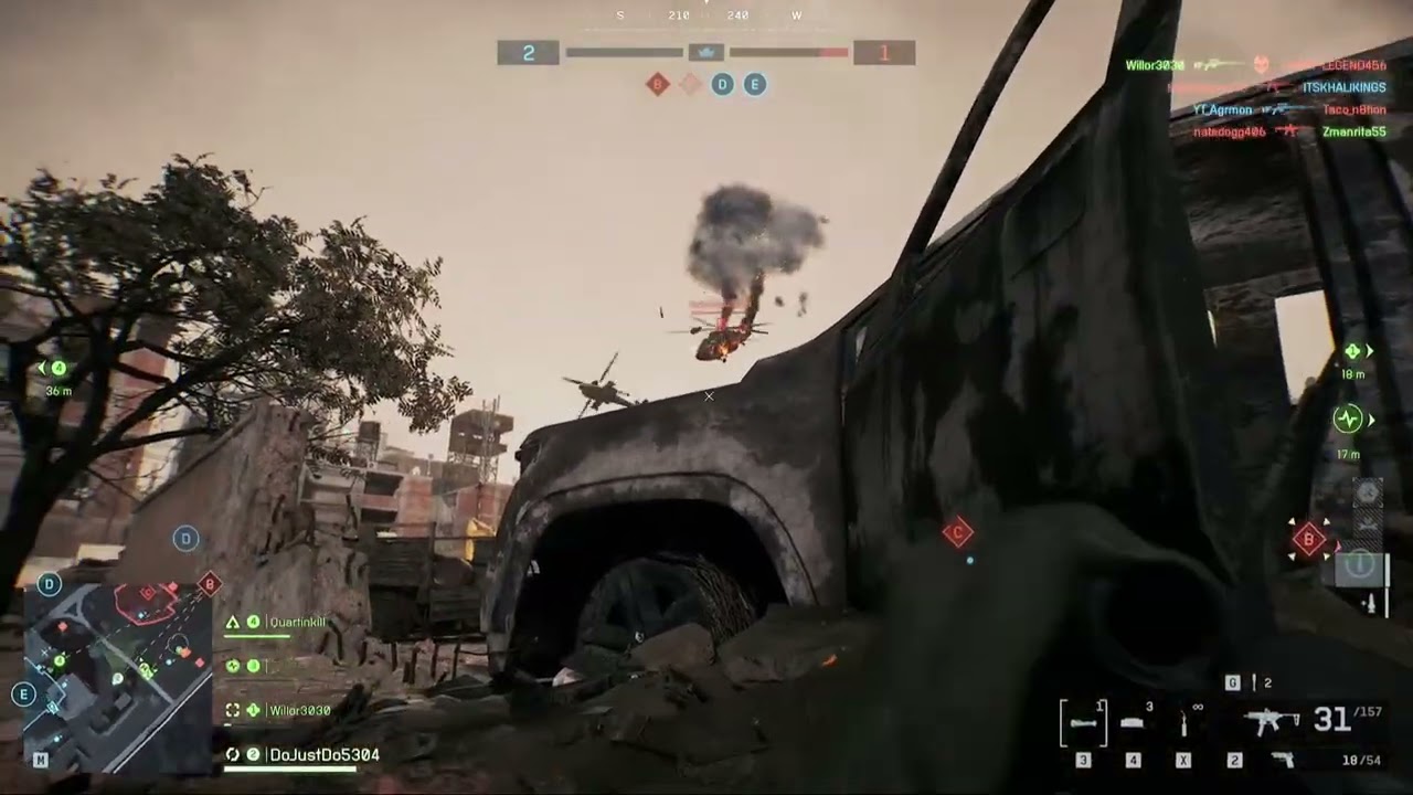 BF6 Cinematic Helicopter crash