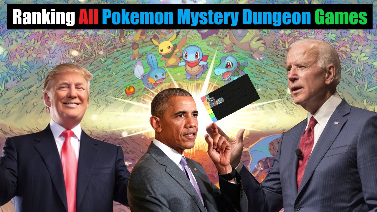 Trump, Biden, and Obama make a Pokemon Mystery Dungeon Series Tier List