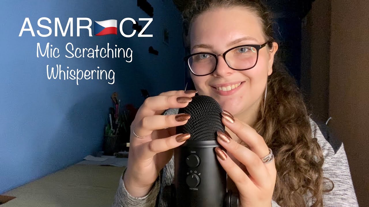 ASMR CZ Ultimate Relaxation - Mic Scratching & Whispers 💫 [English Subtitles]