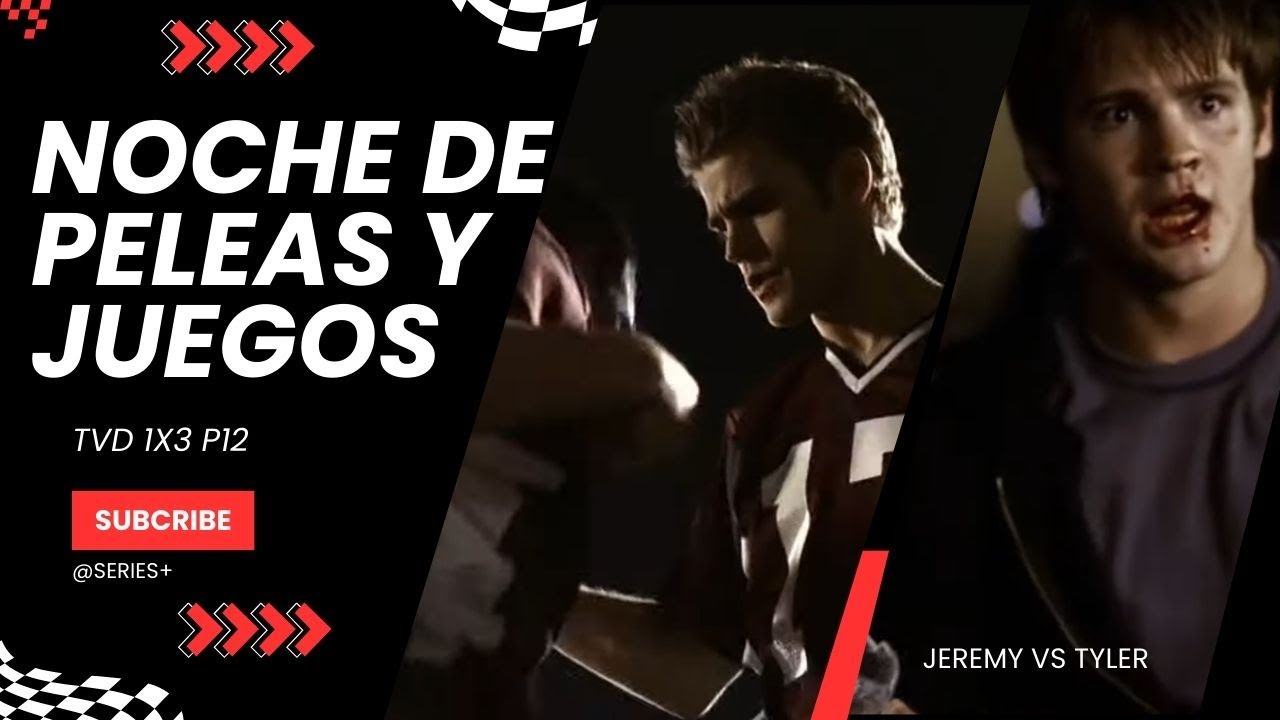 Stefan sana r&aacute;pidamente su mano | Tyler pelea con Jeremy #seriescompletas