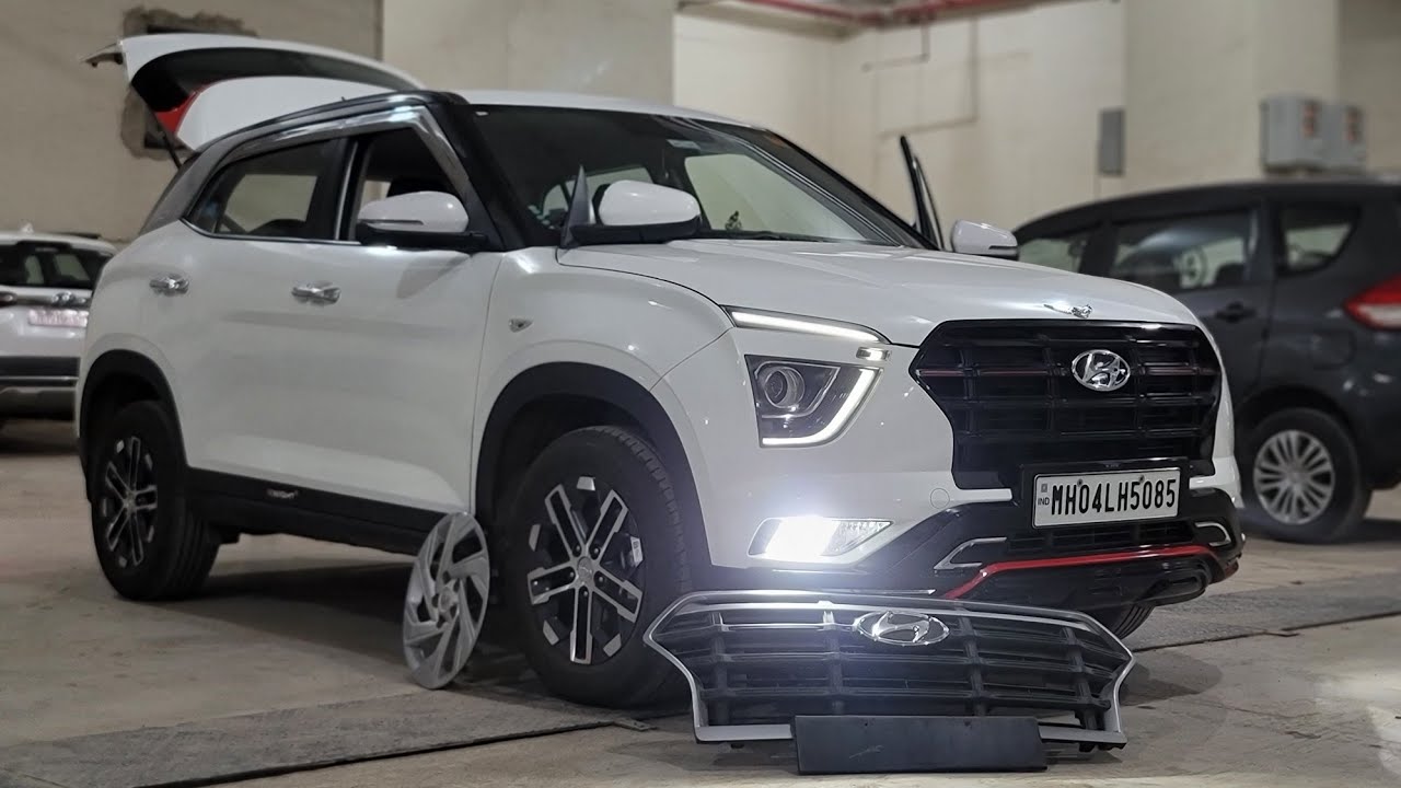 HYUNDAI CRETA E MODEL MODIFIED TO KNIGHT + EDITION WITH 10 UPGRADES....!!!