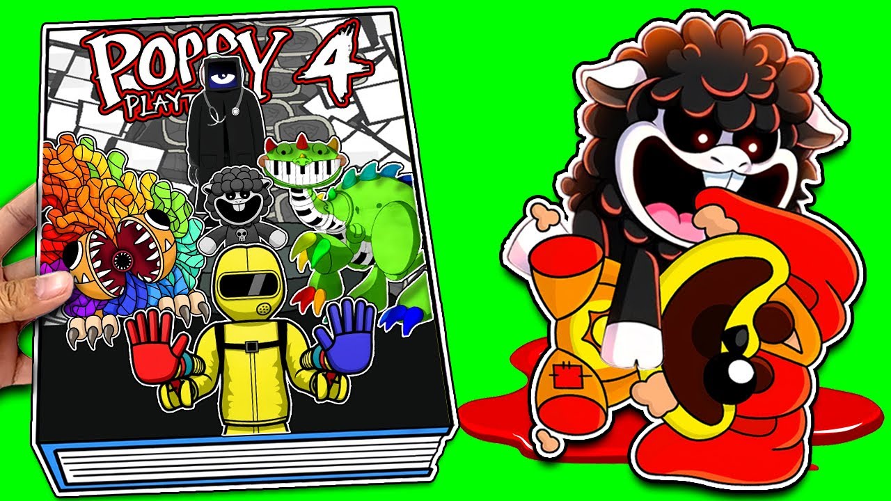 Making POPPY PLAYTIME 4 Game Book + (Dogday Squishy)