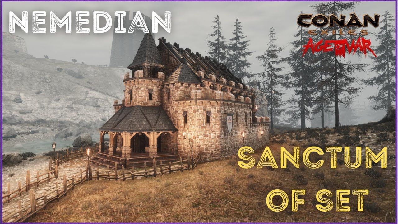 Conan Exiles Nemedian Sanctum Of Set SPEED Build (No Mods)