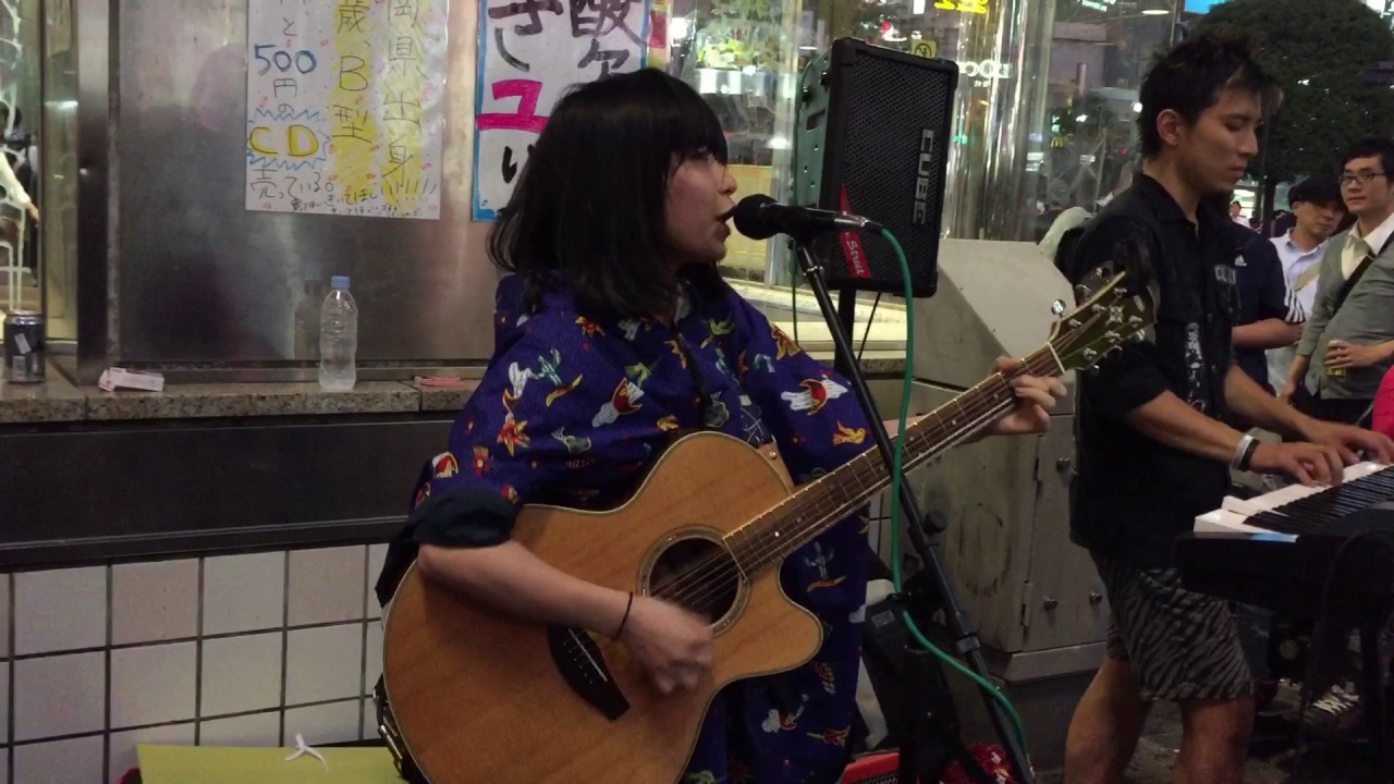 酸欠少女さユり 武内五分前仮説 渋谷TSUTAYA前 15.6.12