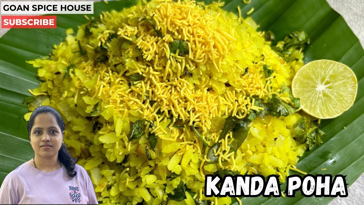 Kanda Poha Recipe l Kandyache Fondi Fov l Easy Indian #breakfastrecipe #konkani @GoanSpiceHouse