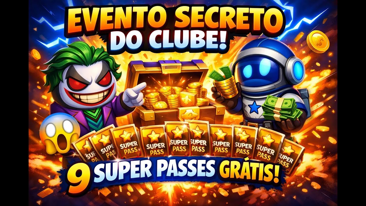 🚨 EVENTO SECRETO NO SUPERSUS! 9 SUPER PASSES GRÁTIS 😱🔥
