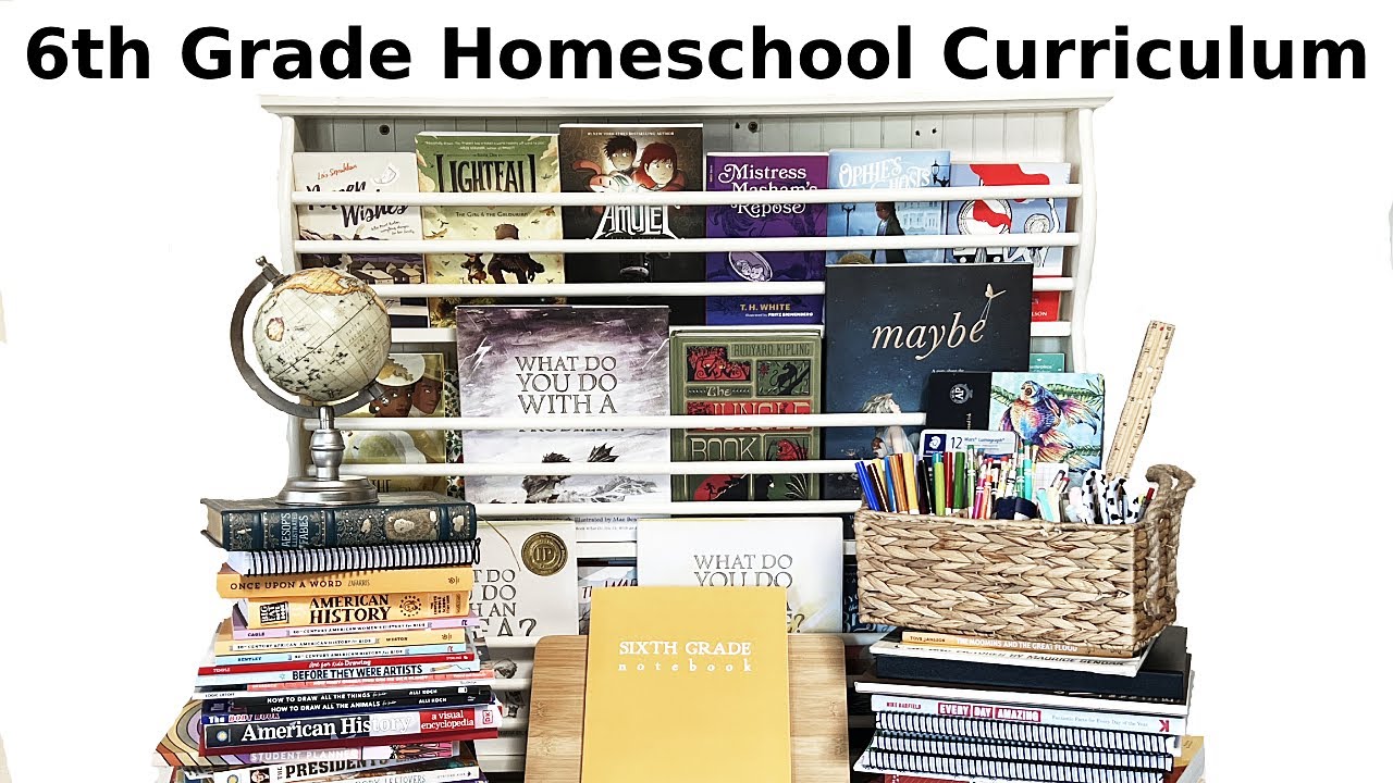 6TH GRADE HOMESCHOOL CURRICULUM SELECTIONS 2024 - 2025
