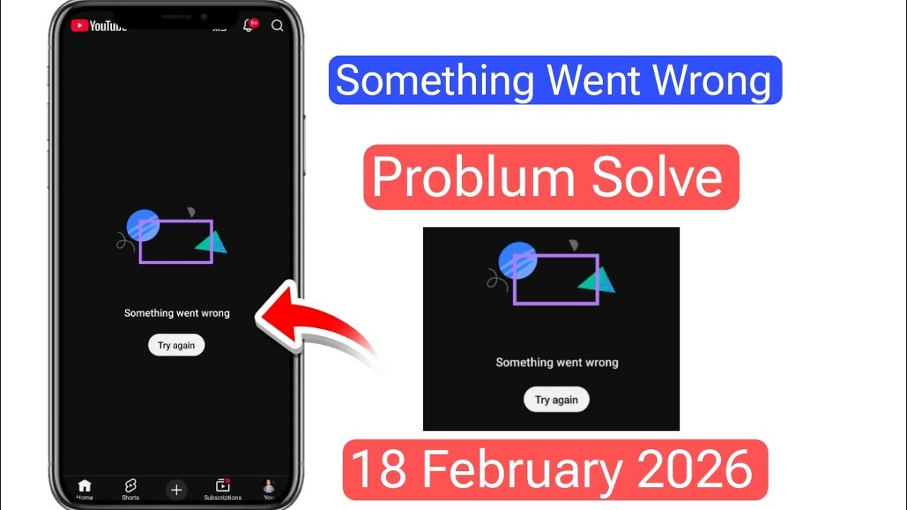 YouTube something went wrong problem |something went wrong problem solve |YouTube update 