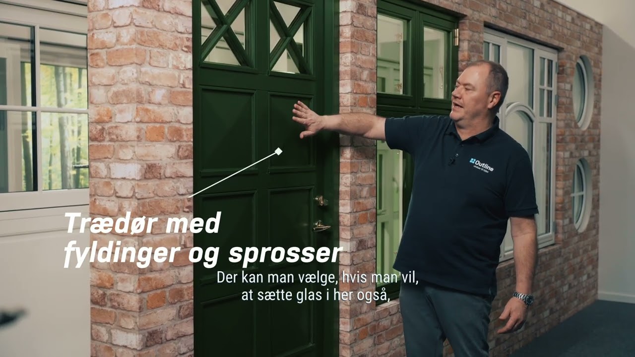 Mange muligheder med facadedøre - Outline Vinduer