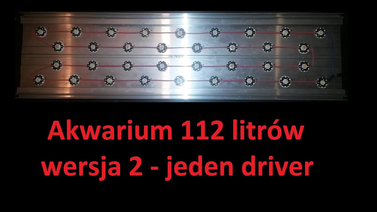 mn-tech.pl 54. Akwarium 112L v2 - jak zrobić belkę led