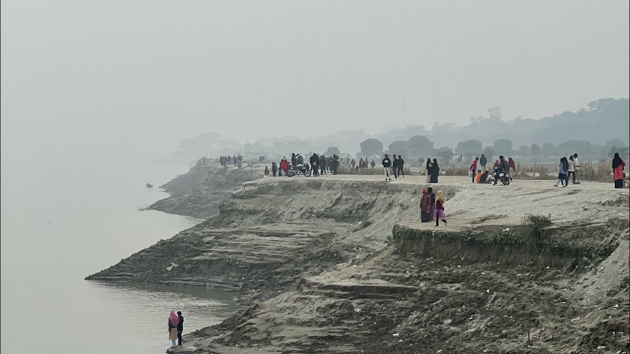 পদ্মা। মুক্তমঞ্চ।শীতকালীন মেলা।রাজশাহী।