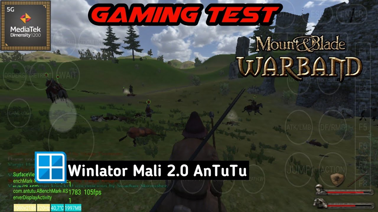 Mount & Blade: Warband | Winlator Mali 2.0 AnTuTu | Mediatek Dimensity 1200 | Xiaomi 11T Test