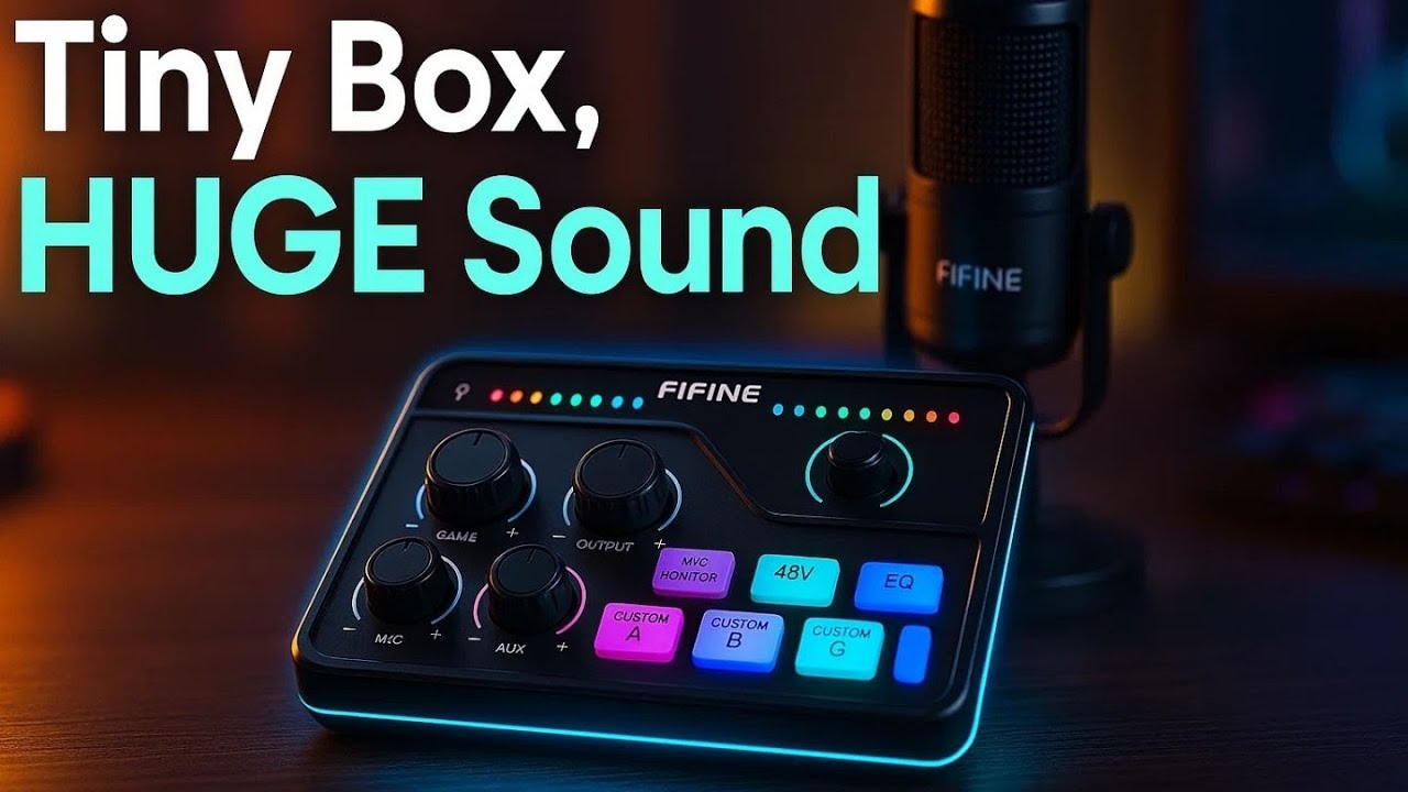 Обзор FIFINE SC8 — все, что нужно для голоса и потоковой передачи?