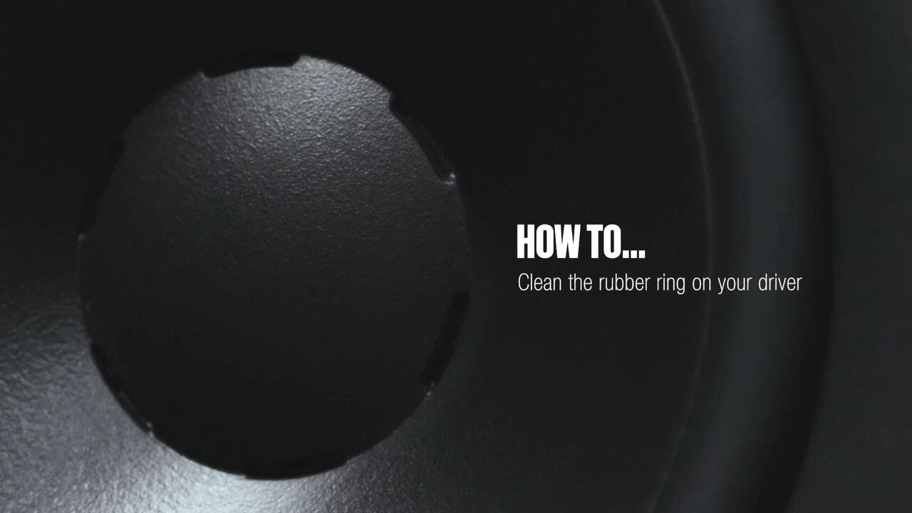 How to clean the rubber surround on your speaker