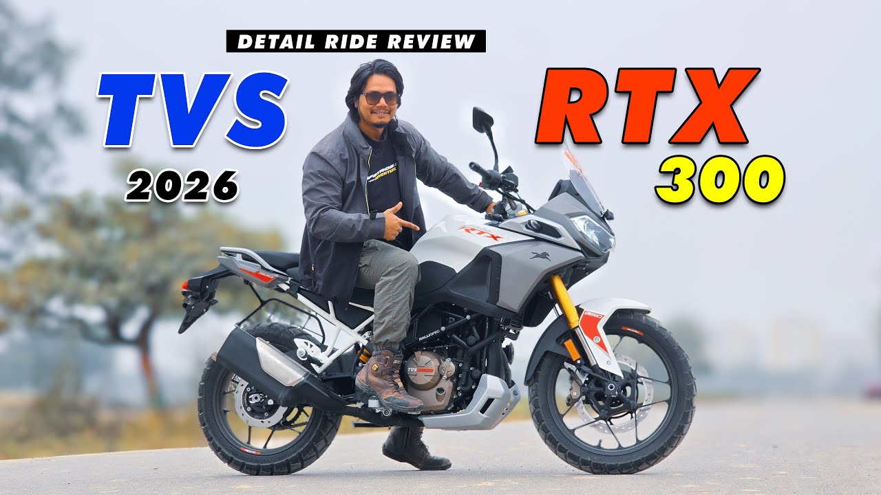 2026 TVS Apache RTX 300 Detailed Ride Review 🚀 | Worth Buying Over Suzuki V-Strom 250?