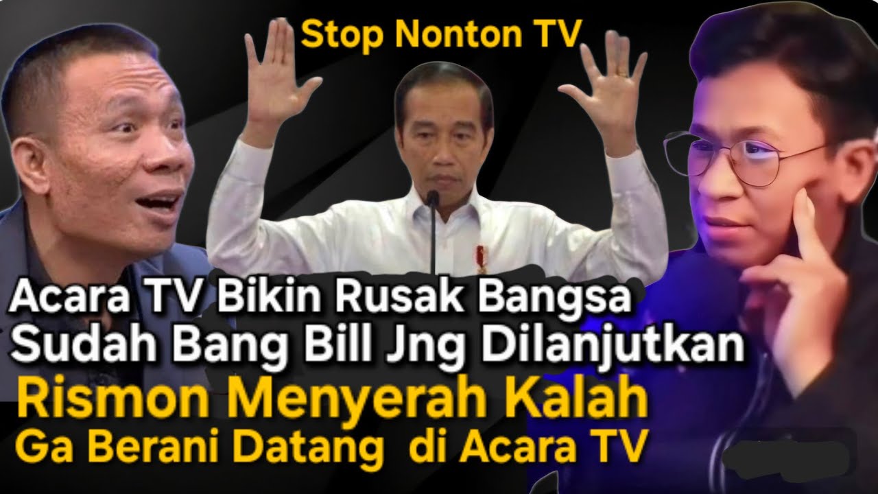 RISMON GA DATANG HADAPI TANTANGAN BANG BILL, TERNYATA KARENA RISMON AKUI BERBUAT INI
