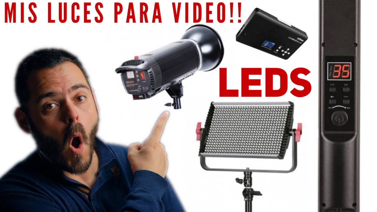 ILUMINACIÓN PARA VIDEO ▶︎RENUEVO MI EQUIPO◀︎
