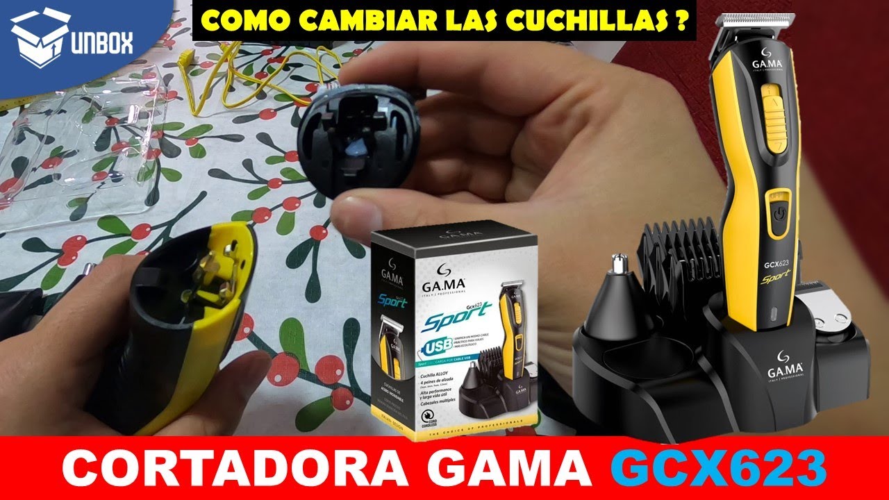 Maquina de afeitar GAMA GCX 623 Sport | Como se cambian las cuchillas ? / Vale la pena ?