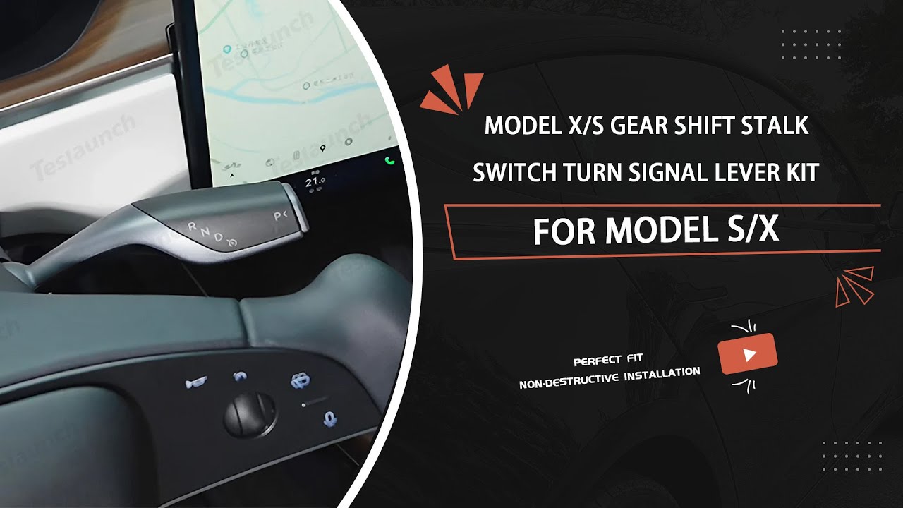 Tesla Gear Shift Stalk Switch Turn Signal Lever Kit For Model X/S