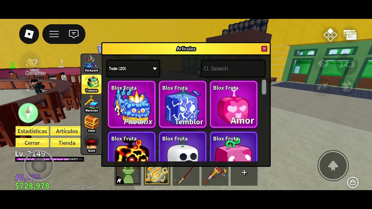 El dia que me comi kitsune en blox fruits (1/2)