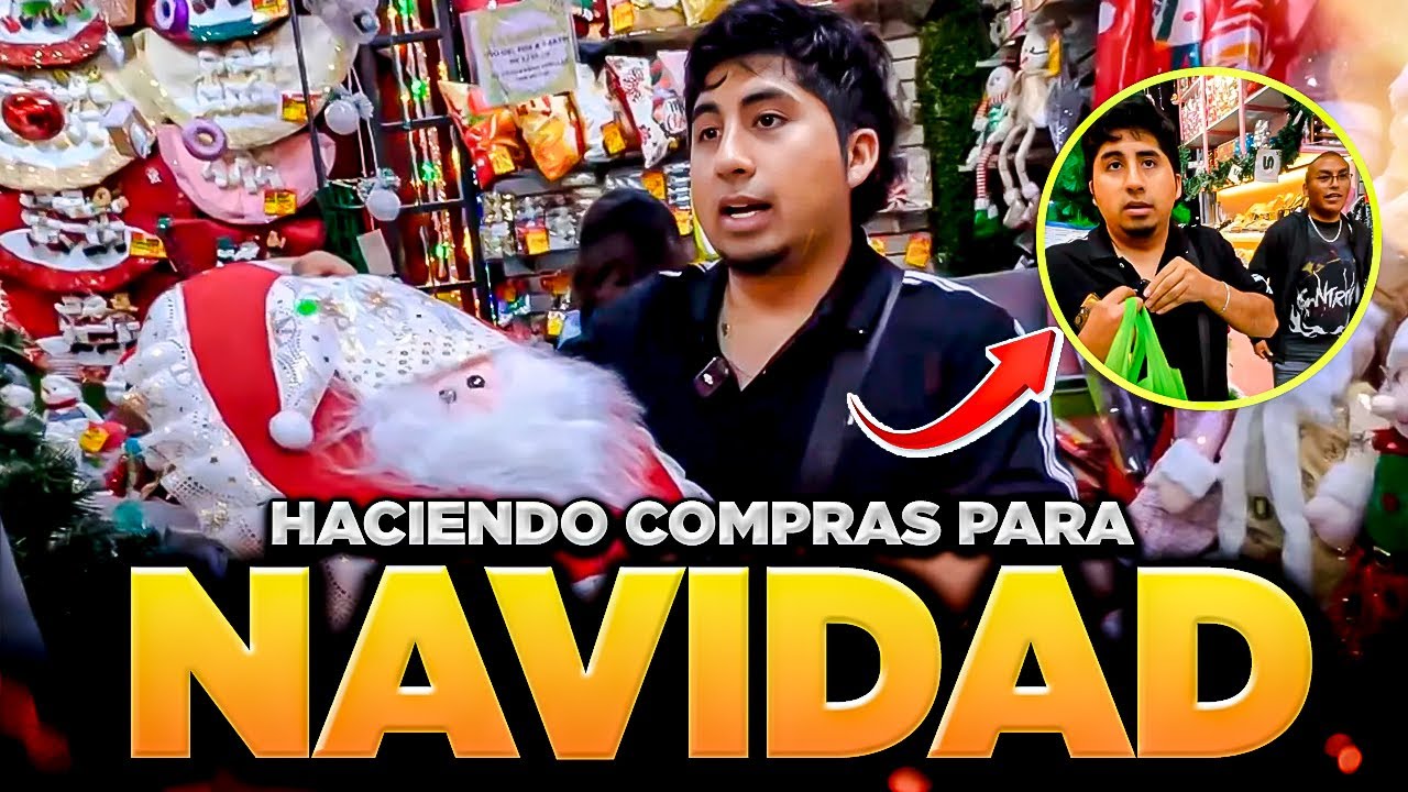 HACIENDO COMPRAS NAVIDEÑAS en EL CENTRO DE LIMA🎅🎄