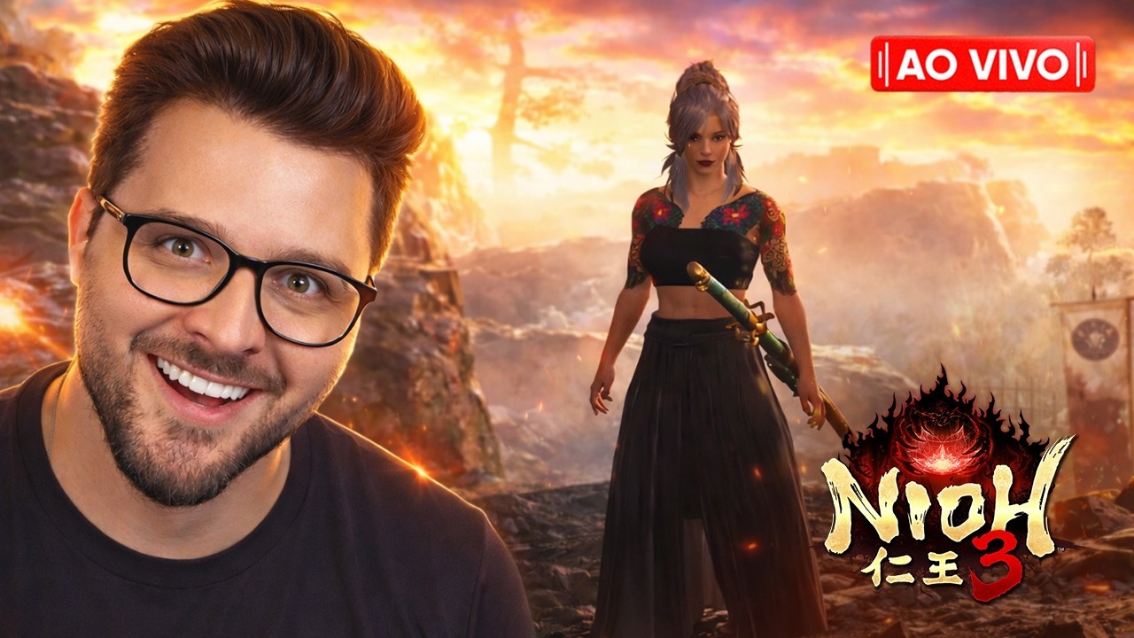 🚨 AO VIVO - INDO PRO ÚLTIMO MAPA DO NIOH 3 (dia 7 em busca da platina)
