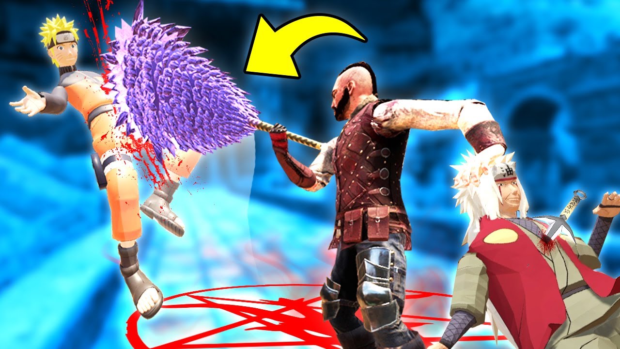 I Used Dark Rituals and Jiraya Blood to Summon Samehada to kill Naruto in Blades and Sorcery VR Mods